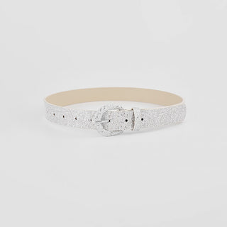 Sequin PU Leather Belt