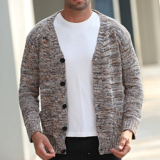 Men's Autumn And Winter Thin Mixed Wool Sweater