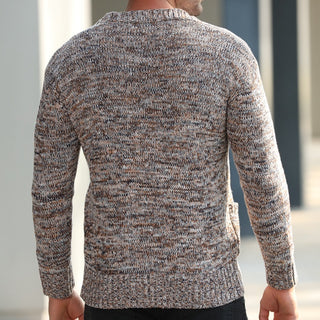 Men's Autumn And Winter Thin Mixed Wool Sweater