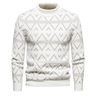 Men's Round Neck Pullover Thick Sweater