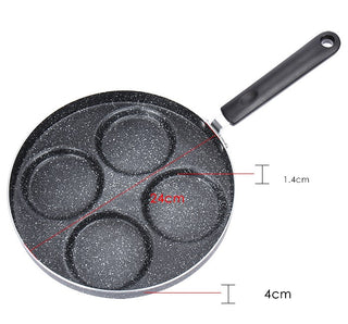 Egg Frying Pan Nonstick Pancake Pans 4-Cups Cookware Pancake Pan Egg Pan Suitable For Gas Stove Induction Cooker