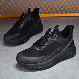 Fashion Thick-soled Anti-skid Shoes Ins Slip-on Casual Lazy Shoes Men Outdoor Breathable Lace-up Running Sports Sneakers