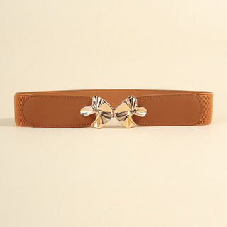 Alloy Buckle Elastic Belt