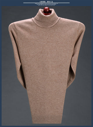 Cashmere Sweater High Neck Thickened Young And Middle-aged Men