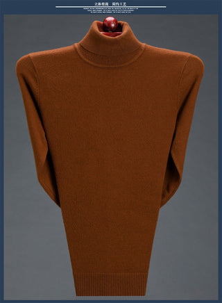 Cashmere Sweater High Neck Thickened Young And Middle-aged Men