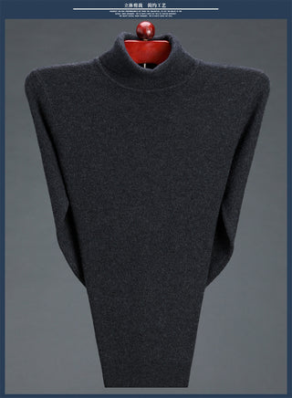 Cashmere Sweater High Neck Thickened Young And Middle-aged Men