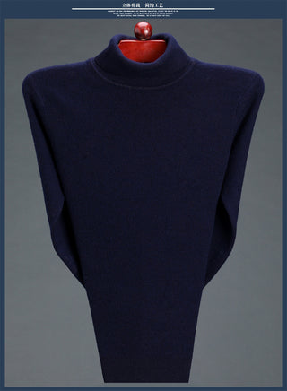 Cashmere Sweater High Neck Thickened Young And Middle-aged Men