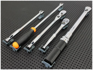 Toolgrid 1/4", 3/8", 1/2" Ratchet Head Holder (3 PK)