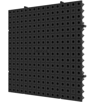 Toolgrid 6X6 Modular Board 16pc Pack - Black