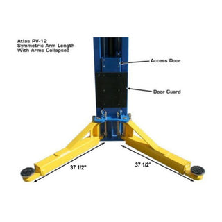 Atlas Automotive Equipment 12000 LB HEAVY DUTY 2-POST LIFT SHIPPED