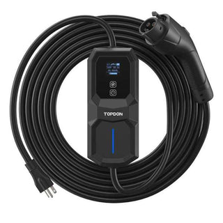 Topdon PulseQ AC Portable 16A - AC Level 2 Portable EV Charger, 16A, 3.7KW, NEMA 5-15P Plug