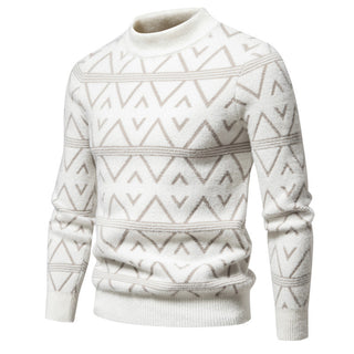 Men's Round Neck Pullover Thick Sweater