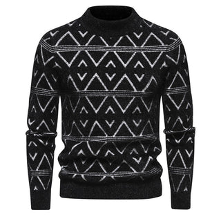 Men's Round Neck Pullover Thick Sweater