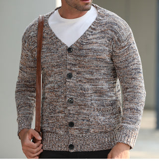 Men's Autumn And Winter Thin Mixed Wool Sweater