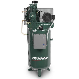 Champion Compressors VR7F-8 230V 3PH 7 HP air compressor on 80 gallon tank 230 volt 3 phase with Advantage features