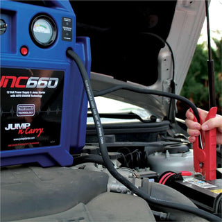 Clore Automotive JNC660 Jump-N-Carry 1700A 12 Volt Jump Starter with Power Supply and Auto Charge Technology - Blue