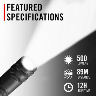 COAST Products HP3R 500 Lumen Rechargeable Penlight with Twist Focus - Green