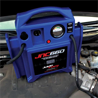 Clore Automotive JNC660 Jump-N-Carry 1700A 12 Volt Jump Starter with Power Supply and Auto Charge Technology - Blue