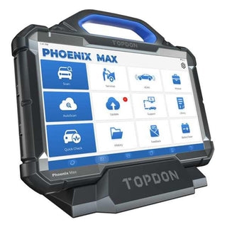Topdon Phoenix Max w/Scope - 13.3" OE-Level Scan Tool, Docking Station & 4 Ch Oscilloscope