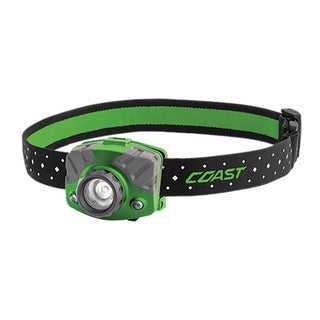 COAST Products FL75R 1000 Lumen Rechargable 168M Pure Beam Focusing Headlamp in Box- Blue