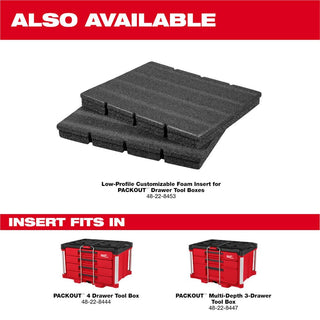 Milwaukee Tool PACKOUT Multi-Depth 3-Drawer Tool Box