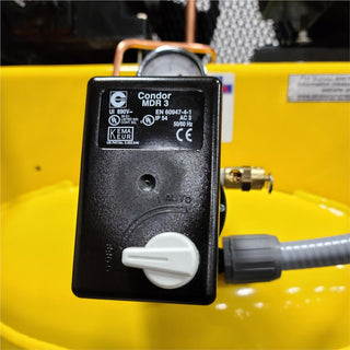 Emax Compressor Silent Industrial Plus 10 HP 1-Phase 80 gal. Vertical Compressor with 58 CFM Dryer Bundle-With Pressure Lube Pump