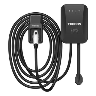 opdon PulseQ AC Home EV Charger 25FT - 40A Level 2 EV Charger w/25FT Cable J1772 Plug, RFID Mode