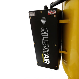 Emax Compressor Silent Industrial Plus 10 HP 1-Phase 80 gal. Vertical Compressor with 58 CFM Dryer Bundle-With Pressure Lube Pump