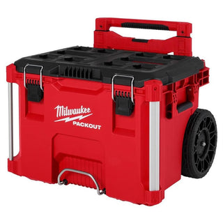 Milwaukee Tool PACKOUT 22 inch Rolling Modular Tool Box Reinforced with Metal with Low Profile Handle