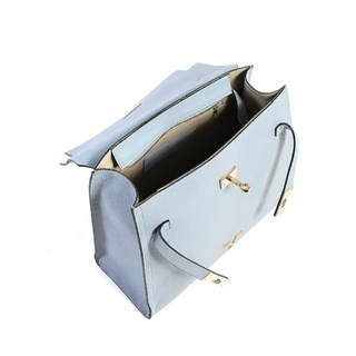 V Italia by Versace 1969 abbigliamento sportivo srl Light Blue Leather Handbag