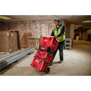 Milwaukee Tool PACKOUT 22 inch Rolling Modular Tool Box Reinforced with Metal with Low Profile Handle