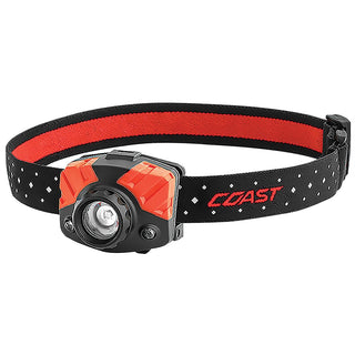 COAST Products FL75R 1000 Lumen Rechargable 168M Pure Beam Focusing Headlamp in Box- Blue