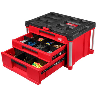 Milwaukee Tool PACKOUT Multi-Depth 3-Drawer Tool Box