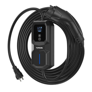 Topdon Topdon AC L2 Port EV Charger, 16A, 3.7KW, N6-20 Plug to 5-15 Adpt.