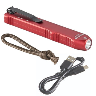 Streamlight Wedge Rechargeable EDC 300 Lumen Flashlight with 1000 Lumen Thro mode - Purple