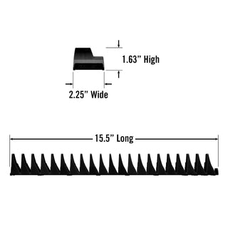 Ernst Mfg. 40 Tool Magnetic Modular Wrench Pro Organizer - Red