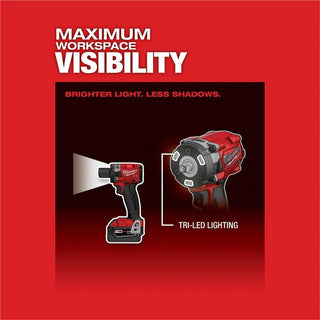 Milwaukee Tool M18 FUEL 3/8" Compact Impact Wrench w/ Friction Ring Bare Tool