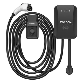 opdon PulseQ AC Home EV Charger 25FT - 40A Level 2 EV Charger w/25FT Cable J1772 Plug, RFID Mode