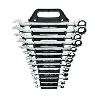 GearWrench 13 Piece 72-Tooth 12 Point Ratcheting Combination SAE Wrench Set