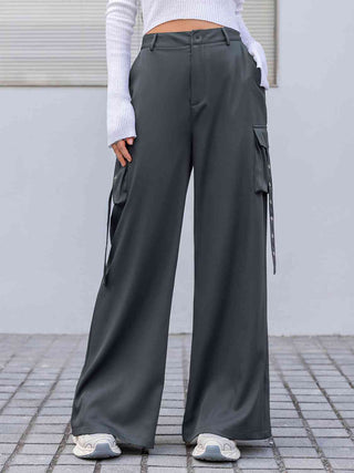 Wide Leg Cargo Pants