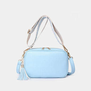 Tassel PU Leather Crossbody Bag