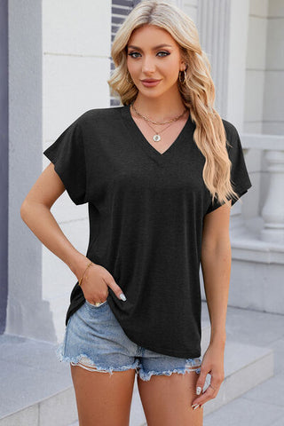 V-Neck Short Sleeve T-Shirt