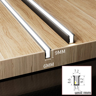 Ultra Thin LED Built-in Invisible Light Bar