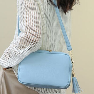 Tassel PU Leather Crossbody Bag